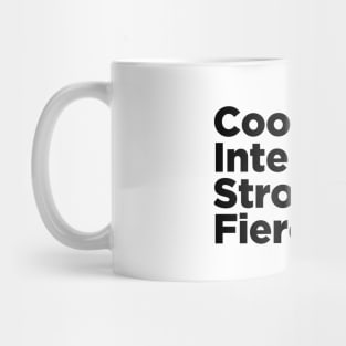 Cool Intelligent Strong & Fierce Mug